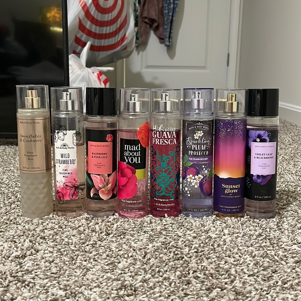 Bath & Body Works fragrance mists